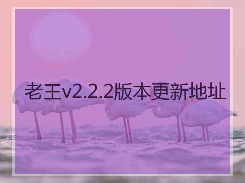 老王v2.2.2版本更新地址